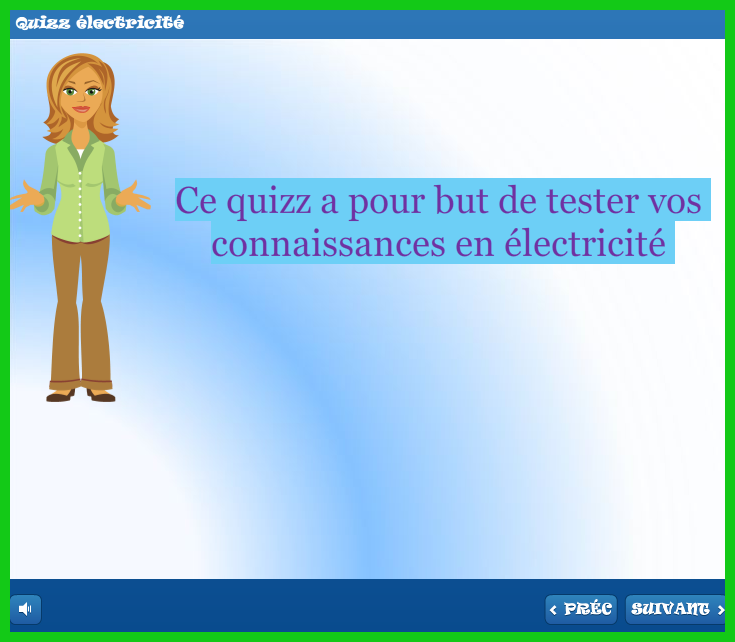 quizz pour tester vos connaissances