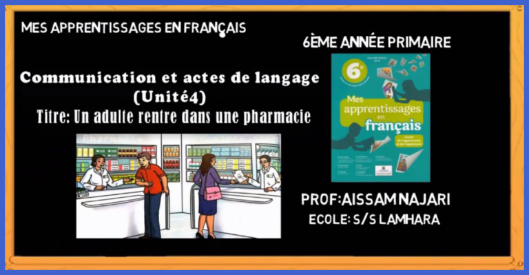 Une visite dans une pharmacie