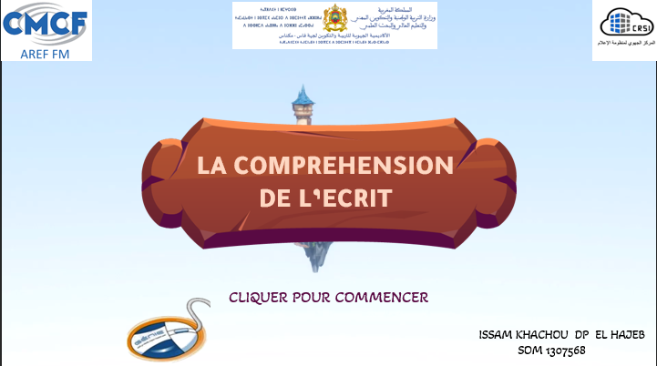 COMPREHENSION DE L’ECRIT