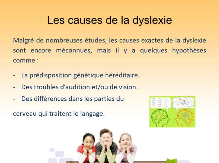 présentation sur la dyslexie